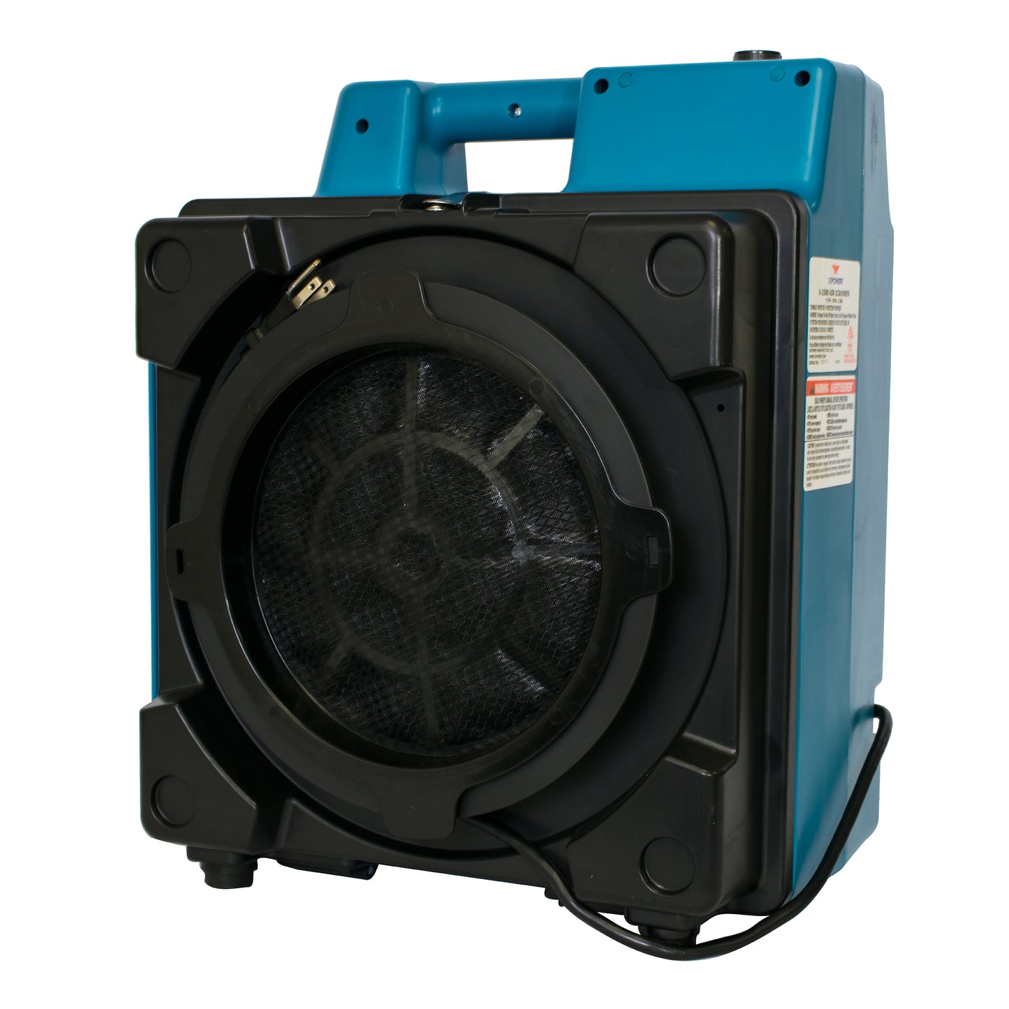 X-2580 Mini Air Scrubber, 4-Stage Filtration incl. Carbon / HEPA Filters, 1/2 HP, 550 CFM