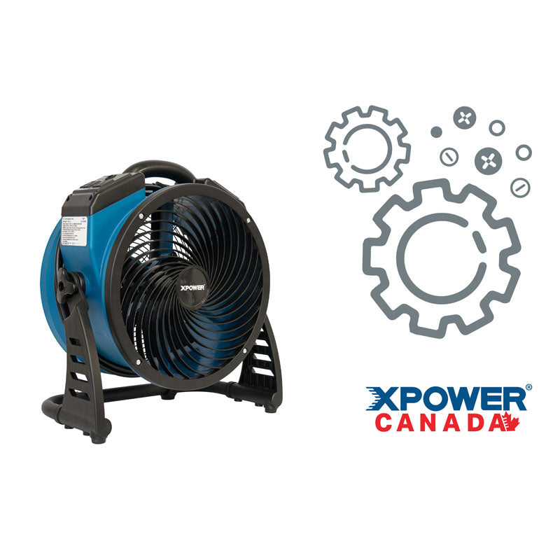 Replacement Parts for XPOWER P-26AR Axial Air Mover
