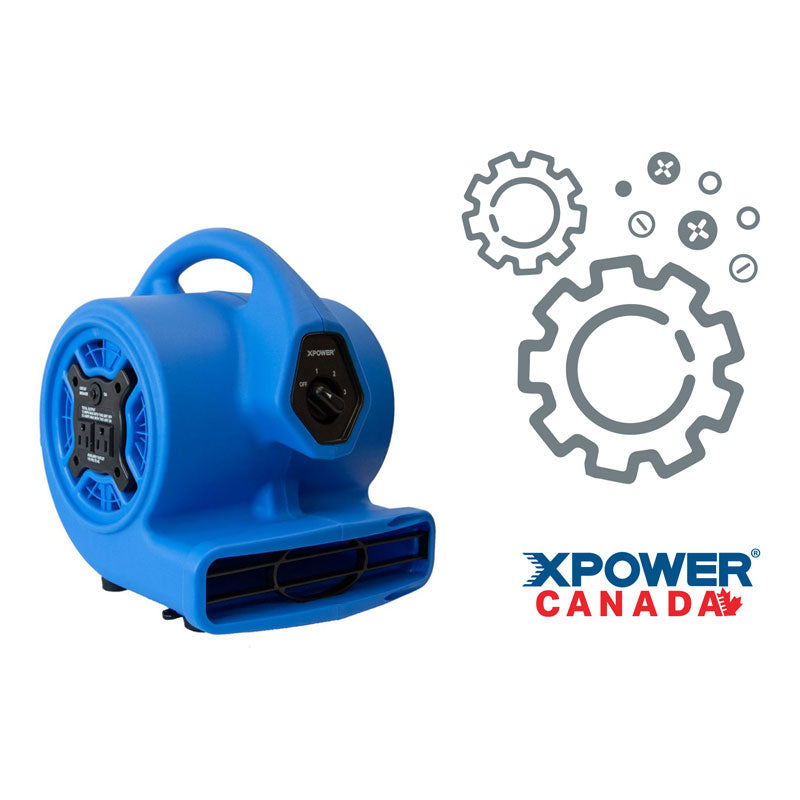 Replacement Parts for XPOWER P-100A Centrifugal Air Mover