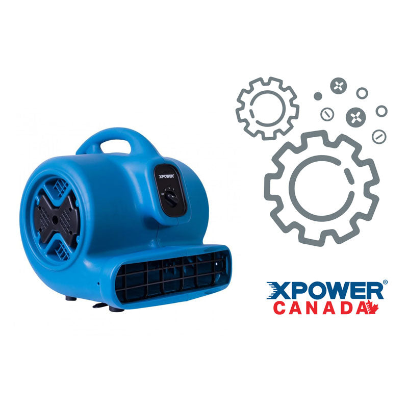 Replacement Parts for XPOWER P/X-630 Centrifugal Air Mover