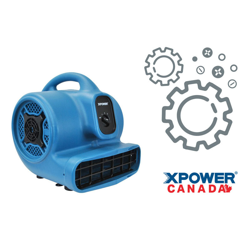 Replacement Parts for XPOWER 400-Series Air Movers