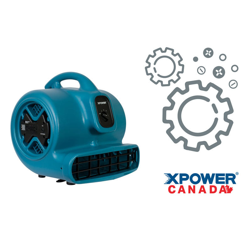 Replacement Parts for XPOWER 600-Series Air Movers
