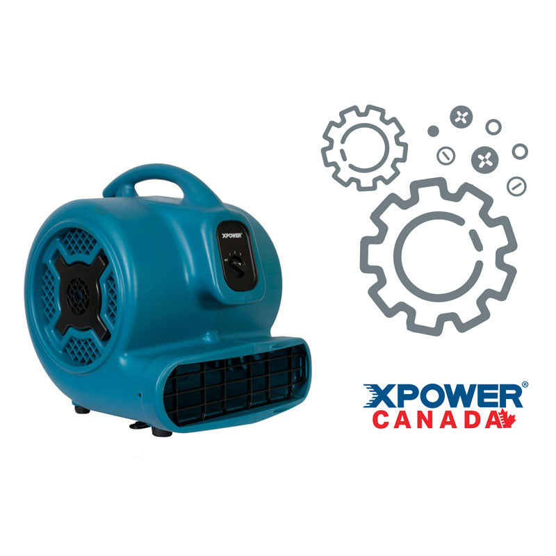 Replacement Parts for XPOWER 800-Series Air Movers