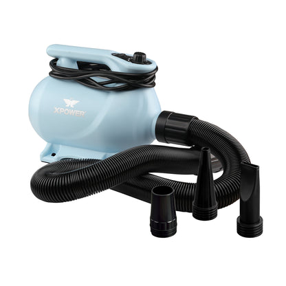 XPOWER B-123 High Velocity Pet Dryer w/ 2-Stage Heat Settings