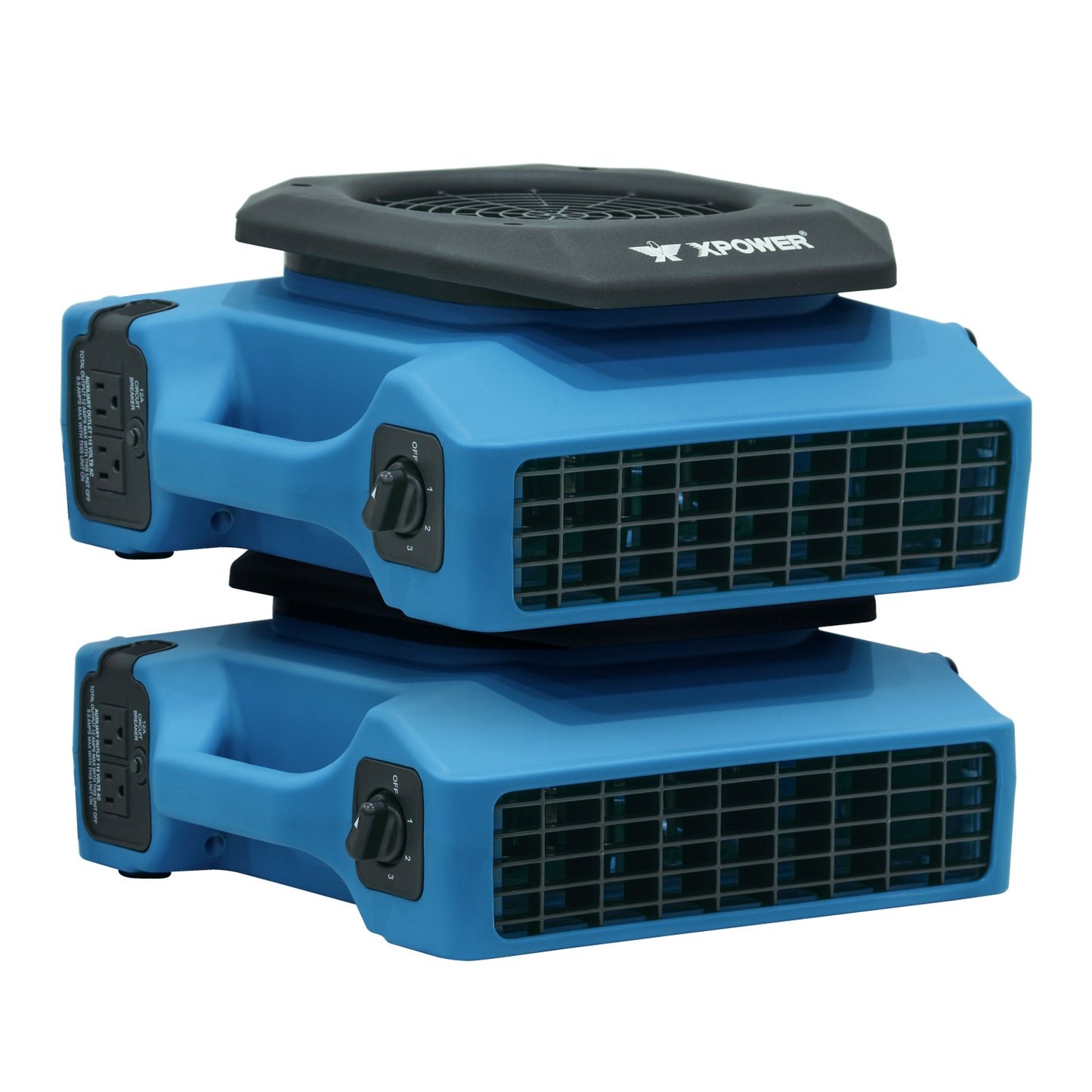 XPOWER PL-650A Professional Low Profile Air Mover, 1/3 HP 650CFM