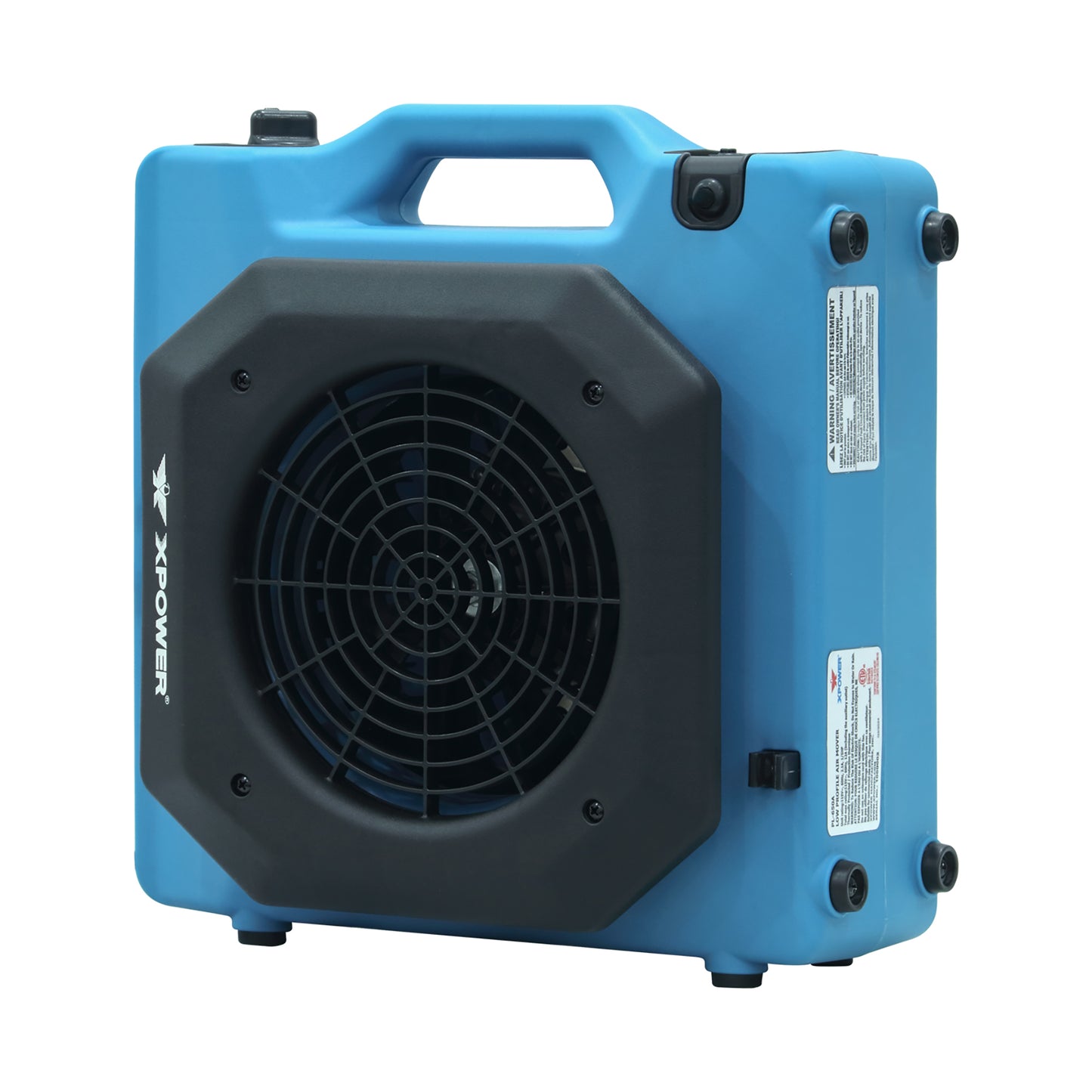 XPOWER PL-650A Professional Low Profile Air Mover, 1/3 HP 650CFM