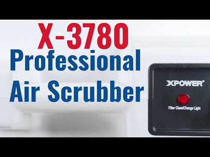 XPOWER X-3780 Professional 4-Stage HEPA/Carbon Air Scrubber