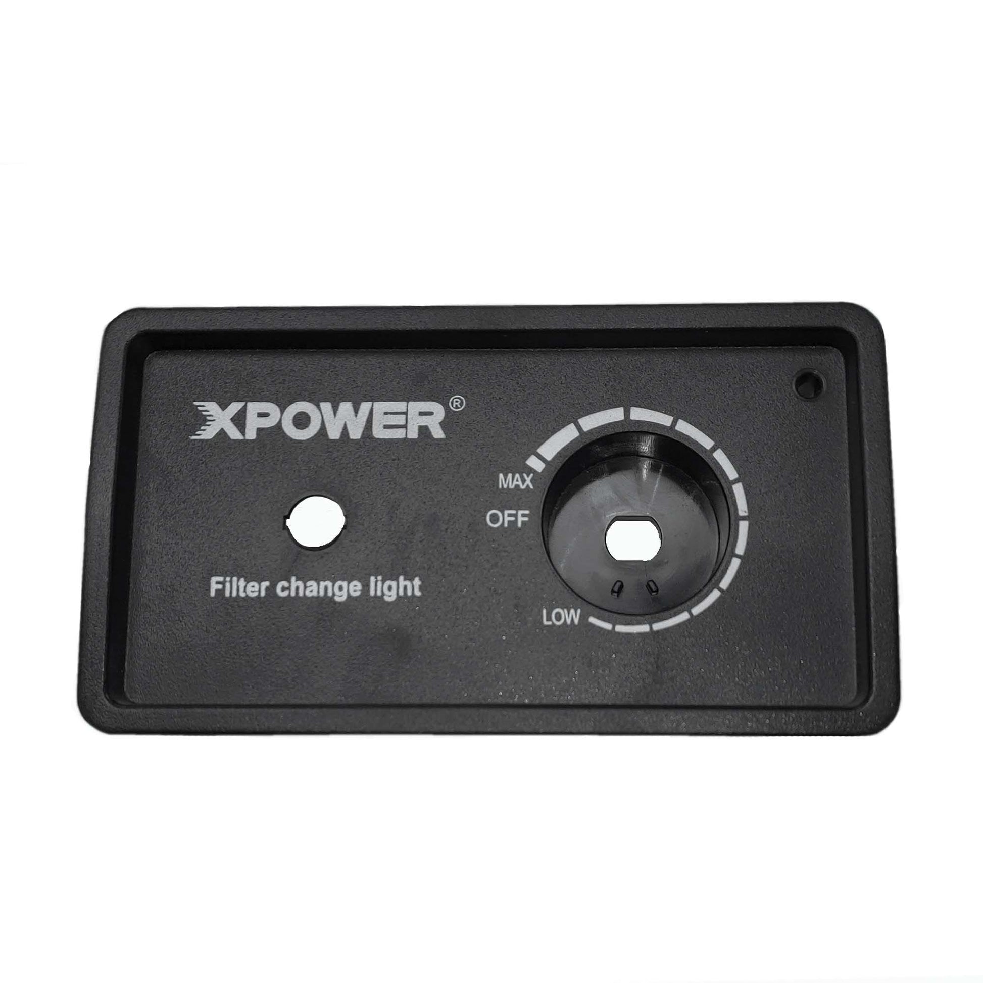 Switch Plate, Speed Control for&nbsp;XPOWER X-2480A &amp; X-2580 Air Scrubber

Part #: 019-026

Old Part #'s: XX-2480A-04, XX-2580-04