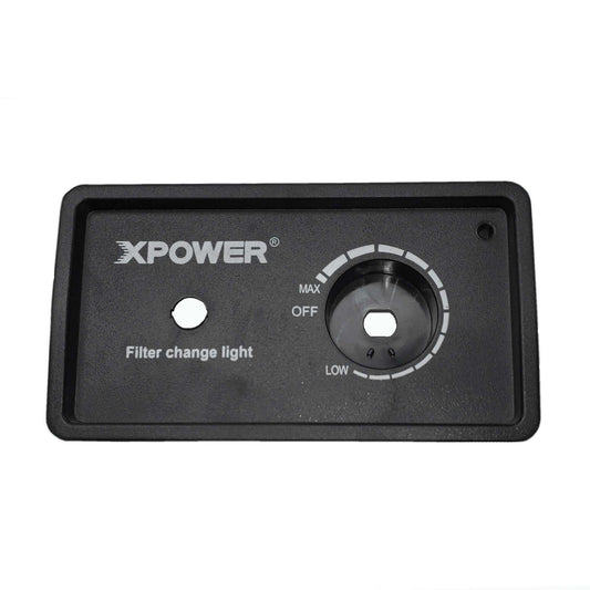 Switch Plate, Speed Control for&nbsp;XPOWER X-2480A &amp; X-2580 Air Scrubber

Part #: 019-026

Old Part #'s: XX-2480A-04, XX-2580-04