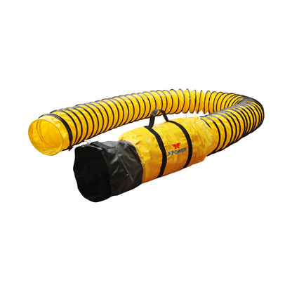 XPOWER 8DH15 Flexible Ventilation PVC Ducting Hose (8 in x 15 ft)