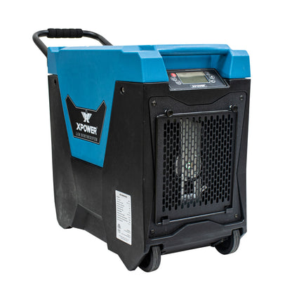 XPOWER XD-85L2 LGR Commercial Dehumidifier (85 PPD/145 PPD) with Pump, Drain Hose and Digital Display