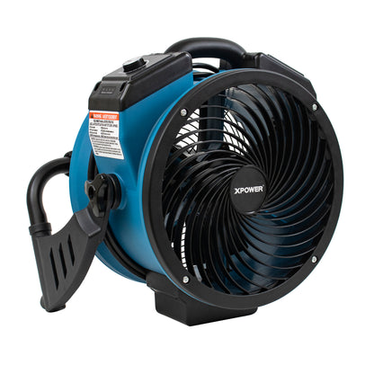 XPOWER FC-150B Battery Operated Fan with Brushless DC Motor