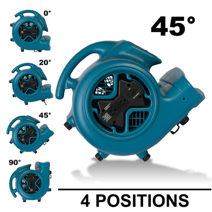 XPOWER X-600A Air Mover (1/3 HP)