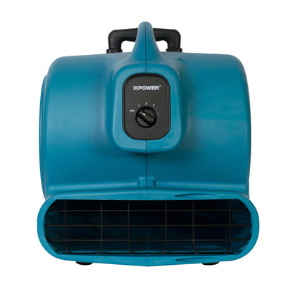 XPOWER X-830H Air Mover with Handle & Wheels (1 HP)